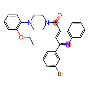 2-(3-bromophenyl)-4-{[4-(2-ethoxyphenyl)-1-piperazinyl]carbonyl}quinoline