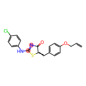 5-[4-(allyloxy)benzylidene]-2-[(4-chlorophenyl)imino]-1,3-thiazolidin-4-one