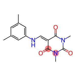 5-[(3,5-dimethylanilino)methylene]-1,3-dimethyl-2,4,6(1H,3H,5H)-pyrimidinetrione