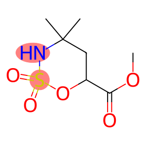 4,4-DIMETHYL-[1,2,3]OXATHIAZINANE 2,2-DIOXIDE-6-CARBOXYLIC ACID METHYL ESTER