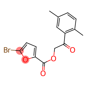 2-(2,5-dimethylphenyl)-2-oxoethyl 5-bromo-2-furoate