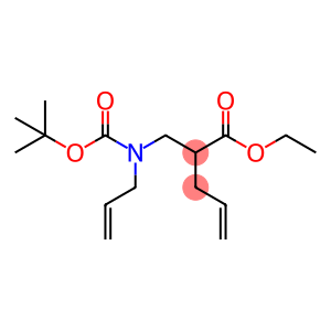 4-Pentenoic acid, 2-[[[(1,1-dimethylethoxy)carbonyl]-2-propen-1-ylamino]methyl]-, ethyl ester