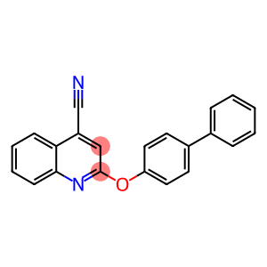 2-([1,1'-biphenyl]-4-yloxy)-4-quinolinecarbonitrile