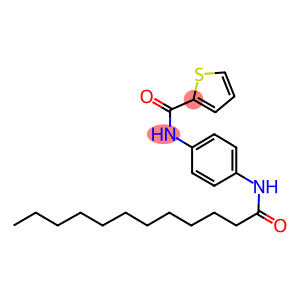 N-[4-(dodecanoylamino)phenyl]-2-thiophenecarboxamide