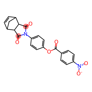 4-(3,5-dioxo-4-azatricyclo[5.2.1.0~2,6~]dec-8-en-4-yl)phenyl 4-nitrobenzoate