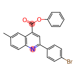 phenyl 2-(4-bromophenyl)-6-methyl-4-quinolinecarboxylate
