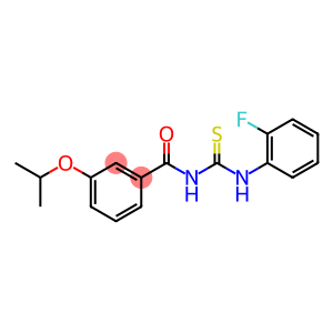 Benzamide, N-[[(2-fluorophenyl)amino]thioxomethyl]-3-(1-methylethoxy)-