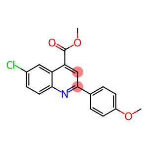 methyl 6-chloro-2-(4-methoxyphenyl)-4-quinolinecarboxylate