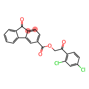 2-(2,4-dichlorophenyl)-2-oxoethyl 9-oxo-9H-fluorene-3-carboxylate
