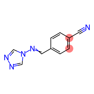 4-[(4H-1,2,4-TRIAZOL-4-YLIMINO)METHYL]BENZENECARBONITRILE