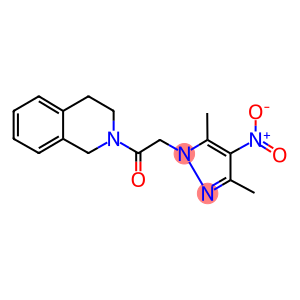 2-({4-nitro-3,5-dimethyl-1H-pyrazol-1-yl}acetyl)-1,2,3,4-tetrahydroisoquinoline