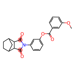 3-(3,5-dioxo-4-azatricyclo[5.2.1.0~2,6~]dec-4-yl)phenyl 3-methoxybenzoate