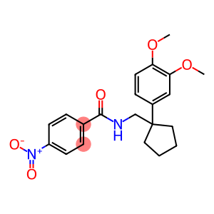 N-{[1-(3,4-dimethoxyphenyl)cyclopentyl]methyl}-4-nitrobenzamide