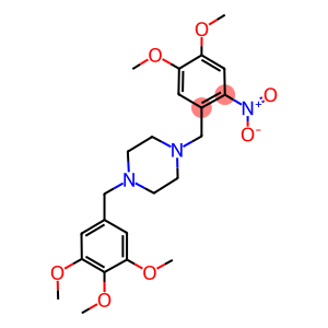 1-{2-nitro-4,5-dimethoxybenzyl}-4-(3,4,5-trimethoxybenzyl)piperazine