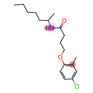 4-(4-chloro-2-methylphenoxy)-N-(1-methylhexyl)butanamide