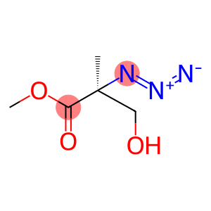 Propanoic acid, 2-azido-3-hydroxy-2-methyl-, methyl ester, (2S)- (9CI)