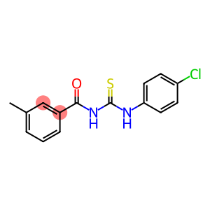 N-{[(4-chlorophenyl)amino]carbonothioyl}-3-methylbenzamide
