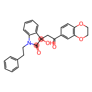 3-[2-(2,3-dihydro-1,4-benzodioxin-6-yl)-2-oxoethyl]-3-hydroxy-1-(2-phenylethyl)-1,3-dihydro-2H-indol-2-one