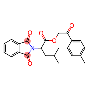 2-(4-methylphenyl)-2-oxoethyl 2-(1,3-dioxo-1,3-dihydro-2H-isoindol-2-yl)-4-methylpentanoate