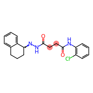 N-(2-chlorophenyl)-4-[(2E)-2-(3,4-dihydronaphthalen-1(2H)-ylidene)hydrazinyl]-4-oxobutanamide