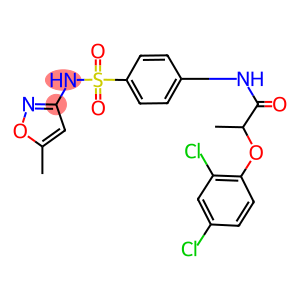 2-(2,4-dichlorophenoxy)-N-(4-{[(5-methyl-3-isoxazolyl)amino]sulfonyl}phenyl)propanamide