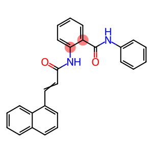 2-{[3-(1-naphthyl)acryloyl]amino}-N-phenylbenzamide