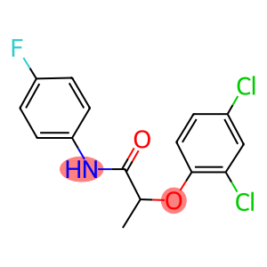 2-(2,4-dichlorophenoxy)-N-(4-fluorophenyl)propanamide