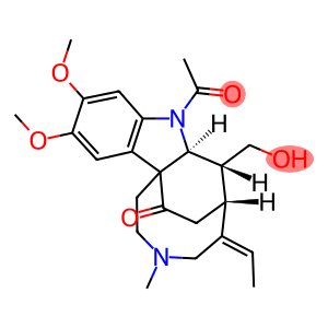 (19Z)-1-Acetyl-19,20-didehydro-17-hydroxy-10,11-dimethoxy-4-methyl-3,4-secocuran-3-one