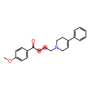 1-Butanone, 4-(3,6-dihydro-4-phenyl-1(2H)-pyridinyl)-1-(4-methoxyphenyl)-