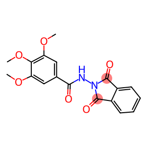 N-(1,3-dioxo-1,3-dihydro-2H-isoindol-2-yl)-3,4,5-trimethoxybenzamide