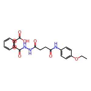 2-({2-[4-(4-ethoxyanilino)-4-oxobutanoyl]hydrazino}carbonyl)benzoic acid