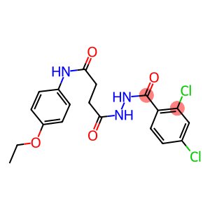 4-[2-(2,4-dichlorobenzoyl)hydrazino]-N-(4-ethoxyphenyl)-4-oxobutanamide