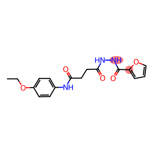 N-(4-ethoxyphenyl)-4-[2-(2-furoyl)hydrazino]-4-oxobutanamide