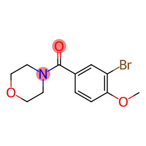 (3-bromo-4-methoxyphenyl)(morpholin-4-yl)methanone