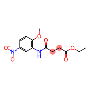 ethyl 4-[(2-methoxy-5-nitrophenyl)amino]-4-oxobutanoate