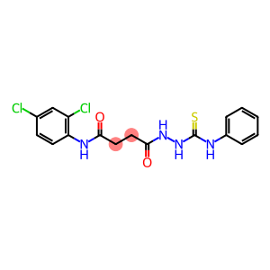 N-(2,4-dichlorophenyl)-4-oxo-4-[2-(phenylcarbamothioyl)hydrazinyl]butanamide