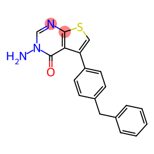 3-amino-5-(4-benzylphenyl)thieno[2,3-d]pyrimidin-4(3H)-one