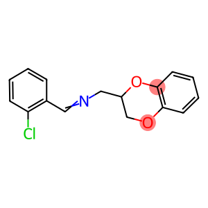 N-(2-chlorobenzylidene)(2,3-dihydro-1,4-benzodioxin-2-yl)methanamine