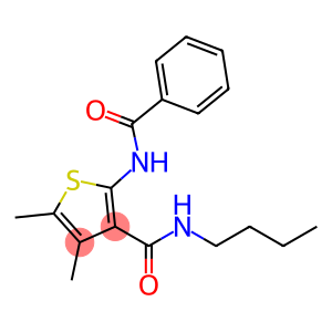 2-(benzoylamino)-N-butyl-4,5-dimethyl-3-thiophenecarboxamide