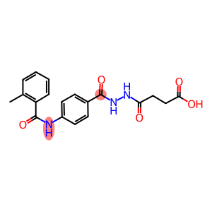 4-(2-{4-[(2-methylbenzoyl)amino]benzoyl}hydrazino)-4-oxobutanoic acid