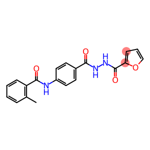 N-(4-{[2-(2-furoyl)hydrazino]carbonyl}phenyl)-2-methylbenzamide