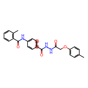 2-methyl-N-[4-({2-[(4-methylphenoxy)acetyl]hydrazino}carbonyl)phenyl]benzamide