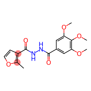 2-methyl-N'-(3,4,5-trimethoxybenzoyl)-3-furohydrazide