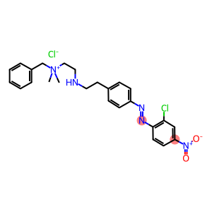 benzyl[2-[[4-[(2-chloro-4-nitrophenyl)azo]phenyl]ethylamino]ethyl]dimethylammonium chloride