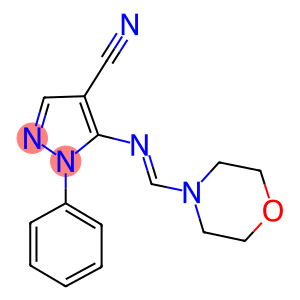 5-[(4-morpholinylmethylene)amino]-1-phenyl-1H-pyrazole-4-carbonitrile