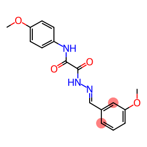 2-[2-(3-methoxybenzylidene)hydrazino]-N-(4-methoxyphenyl)-2-oxoacetamide