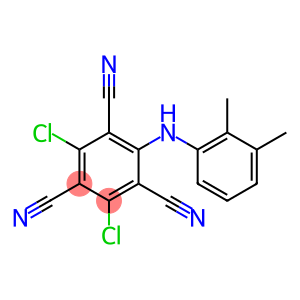 4,6-Dichloro-2-(2,3-dimethylanilino)benzene-1,3,5-tricarbonitrile