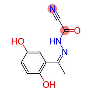 Acetonitrile, [[1-(2,5-dihydroxyphenyl)ethylidene]hydrazino]oxo- (9CI)