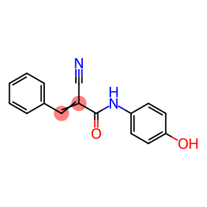 2-Propenamide, 2-cyano-N-(4-hydroxyphenyl)-3-phenyl-