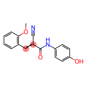 (2Z)-2-CYANO-N-(4-HYDROXYPHENYL)-3-(2-METHOXYPHENYL)ACRYLAMIDE